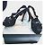 Prada schwarze Organza-High Heels mit Schleife - Ansicht 6