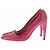 Prada Décolleté rosa in pelle di coccodrillo stampata - vista 3