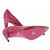 Prada Décolleté rosa in pelle di coccodrillo stampata - vista 7
