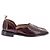 Thom Browne Sandali "slip-on" bordeaux in pelle verniciata Bordò - vista 2