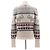 Thom Browne Pullover aus Wolle in Tricolor mit Elefantenmotiven Beige - Ansicht 2