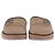 Chanel Zoccoli in shearling marrone con CC in catene - vista 4