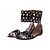 Alaïa Sandali piatti neri in camoscio Nero