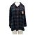 Autre Marque Camicia BUTTER a quadri blu navy e verde in lana L