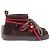 Rouje Stivali "Mont Amour" in suede marrone e rosso - vista 2