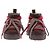Rouje Stivali "Mont Amour" in suede marrone e rosso - vista 4