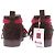 Rouje Stivali "Mont Amour" in suede marrone e rosso - vista 5
