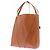 Chloé Borsa "Spin" cammello in pelle grana - vista 5