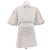 Jacquemus Vestido "L'Année 97" beige de lino y algodón