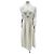 Autre Marque Vestido de lino blanco VRG GRL