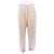 Iro Calça creme de algodão com estampas Bege