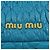Borsa Miu Miu in pelle di vitello matelassé a spalla Blu - vista 16
