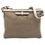 Bow Borsa a tracolla Prada in tela Canapa marrone con logo e fiocco Beige