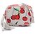 Borsa a tracolla Lou in vitello bianco con stampa a ciliegia Monogram di Saint Laurent