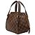 Louis Vuitton Belem PM in Damier Ébène Marrone - vista 2