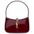 Saint Laurent Mini Rojo Patente Le 5 a 7 Roja Burdeos