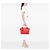 Borsa a mano dome in pelle rossa GG Charm di Gucci Rosso - vista 7