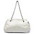 Borsa a spalla in caviar bianco CC di Chanel