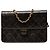 Chanel Schwarz CC Lammleder Steppung Einzelflap