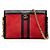 Gucci Rosso Piccolo Crossbody in Suede Ophidia con Catena