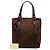 Céline Celine Braune Canvas-Tasche Dunkelbraun - Ansicht 9