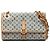 Louis Vuitton Gray Monogram Mini Lin Camille Marrone Grigio