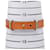Hermès Bracciale in pelle e metallo Hermes Ap2 Marrone - vista 6