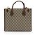 Gucci GG Supreme Retro Piccola Tote Marrone Beige - vista 3