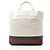 Gucci Canvas Web Logo Prägung Tote Grün - Ansicht 3