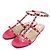Rockstud Lackleder-Sandalen von Valentino Garavani Pink