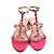 Rockstud Lackleder-Sandalen von Valentino Garavani Pink - Ansicht 3