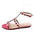 Rockstud Lackleder-Sandalen von Valentino Garavani Pink - Ansicht 4