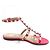 Rockstud Lackleder-Sandalen von Valentino Garavani Pink - Ansicht 5