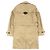 Abrigo trench de cuero de cordero y algodón Coach F33778 Beige Camello - vista 3