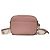 Borsa a Spalla McGraw Camera in Pelle Granulata Tory Burch Rosa - vista 3