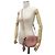 Borsa a Spalla McGraw Camera in Pelle Granulata Tory Burch Rosa - vista 7