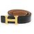Cinturón Trillon de Box Calf Constance 80 de Hermès Castaño Negro