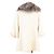 Autre Marque Rene Coat Wool Cashmere Blend Short Coat White Eggshell - view 8