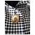 Christian Dior Giacca in cotone a quadri bianco e nero - vista 7