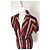 90er Jahre Jean Paul Gaultier Jacke (oder Pullover) mit bunten Streifen Braun Rot Blau Mehrfarben Beige Grün Bordeaux Gelb Dunkelblau - Ansicht 4