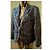 Luisa Spagnoli Tweed-Wolljacke Schwarz Weiß - Ansicht 11