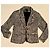 Luisa Spagnoli Tweed-Wolljacke Schwarz Weiß - Ansicht 2