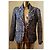 Luisa Spagnoli Tweed-Wolljacke Schwarz Weiß - Ansicht 8