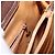 Borsa a mano in pelle beige oro GUCCI Bamboo 002 1186 0260 Auth ep13559 D'oro - vista 23