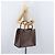 Borsa a mano in pelle beige oro GUCCI Bamboo 002 1186 0260 Auth ep13559 D'oro - vista 24