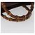 Borsa a mano in pelle beige oro GUCCI Bamboo 002 1186 0260 Auth ep13559 D'oro - vista 7