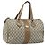 Borsa a Mano GUCCI GG Plus Supreme PVC Beige Oro Auth ep13270 D'oro