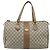 Borsa a Mano GUCCI GG Plus Supreme PVC Beige Oro Auth ep13270 D'oro - vista 13