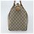 Borsa a Mano GUCCI GG Plus Supreme PVC Beige Oro Auth ep13270 D'oro - vista 3