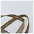 Borsa a Mano GUCCI GG Plus Supreme PVC Beige Oro Auth ep13270 D'oro - vista 8